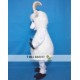 Furry White Goat Mascot Costume Adult Goat Costume