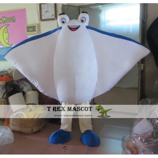Super Soft Plush Sea Animal Adult Sea Ray Fish Mascot Costume