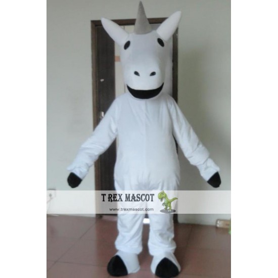 All White Unicorn Mascot Costume For Adults Unicorn Mascot Costume