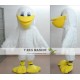 Furry White Adult Pelican Mascot Costume