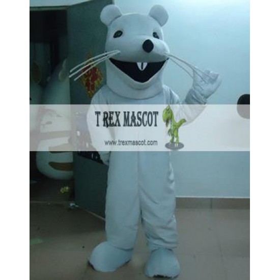 Grey Mouse Mascot Costume For Adults Mouse Mascot Costume