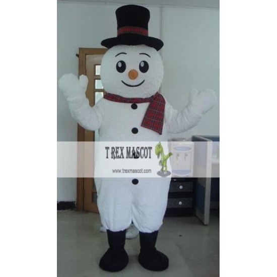 Snowman Mascot Costume For Adult For Fun