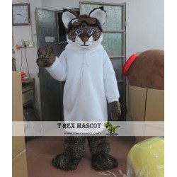 Adult Cat Mascot Costume In White
