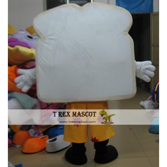 Adult Bread Mascot Costume With Blueberry Jam