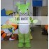 Green Squirrel Mascot Costume With Big Tail For Adult