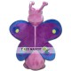 Adult Pink Butterfly Mascot Costume