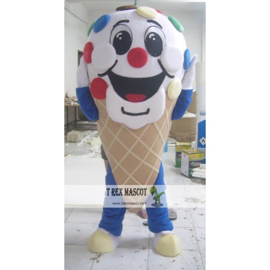 Adult Ice Cream Mascot Costume