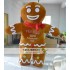 Gingerbread Man Mascot Costume For Adult