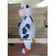 Adult Black And White Milk Cow Mascot Dairy Cattle Costume