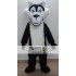 Adult Black Wolf Mascot Costume