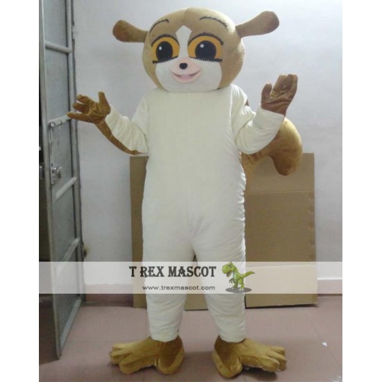 Adult Mort Lemur Mascot Costume