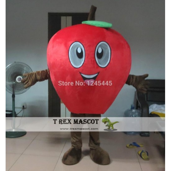 Fruit Mascot Adult Apple Costume