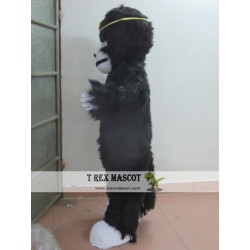 Handmade Plush Orangutan Mascot Costume Black Orangutan Mascot
