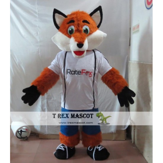 Sports Style Fox Mascot Costume Adult Fox Mascot