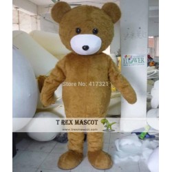 Brown Teddy Bear Mascot Costume Teddy Bear Mascot For Adults