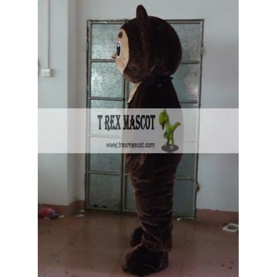 Adult Dark Brown Koala Bear Mascot Costume
