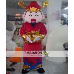 The God Of Wealth Adult The God Of Fortune Mascot Costume