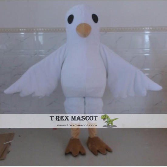 Adult Giant White Pigeon Costumes Pigeon Mascot Costumes