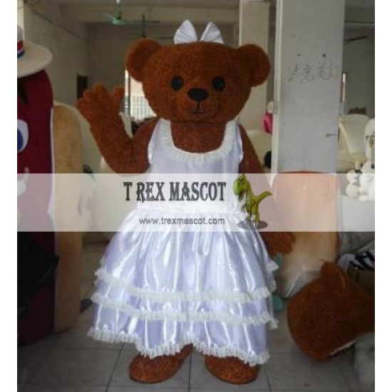 Teddy Bear Mascot Costume Wedding Bear Costume For Adults