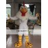 Eva Chicken Mascot Costume Easy Wearing Adult Muscle Chicken Mascot Costume