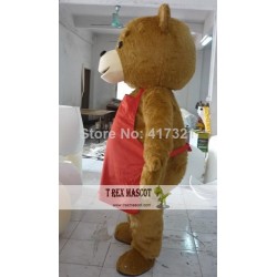 Plush Teddy Bear Mascot Costume Adult Bear Mascot Costume