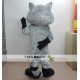 Grey Fox Mascot Costume for Adult Fox Mascot