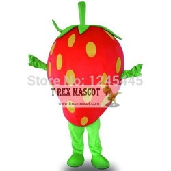 Professional Strawberry Mascot Costume Adult Strawberry Mascot