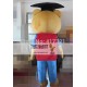 Graduate Bear Mascot Costume For Adults Bear Mascot