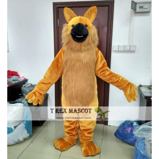 Adult Wolf Mascot Costume Adult Wolf Mascot