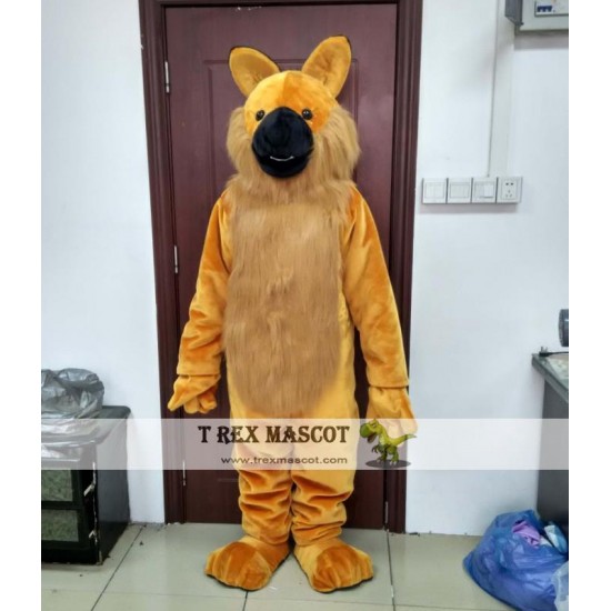 Adult Wolf Mascot Costume Adult Wolf Mascot