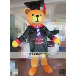 Graduate Teddy Bear Mascot Costume For Adults Bear Mascot