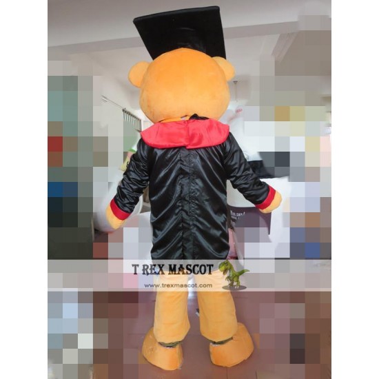 Graduate Teddy Bear Mascot Costume For Adults Bear Mascot