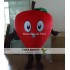 Laughing Red Apple Mascot Costume Adult Apple Costume