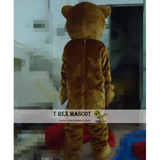 Dark Brown Bear Mascot Costume Adult Bear Costume