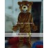 Brown Plush Anime Mascot Costume Adult Bear Costume