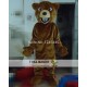 Brown Plush Anime Mascot Costume Adult Bear Costume