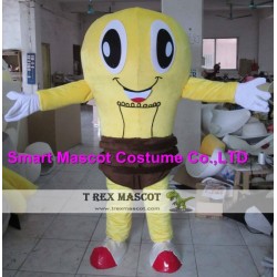 Adult Lamp Bulb Mascot Costume Adult Bulb Mascot Costume