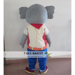 Male Elephant Mascot Costume Adult Elephant Costume