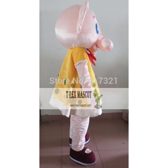 Female Elephant Mascot Costume Adult Elephant Mascot