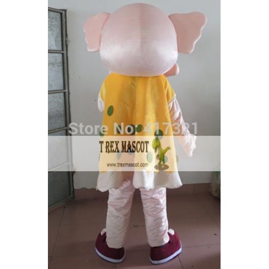 Female Elephant Mascot Costume Adult Elephant Mascot