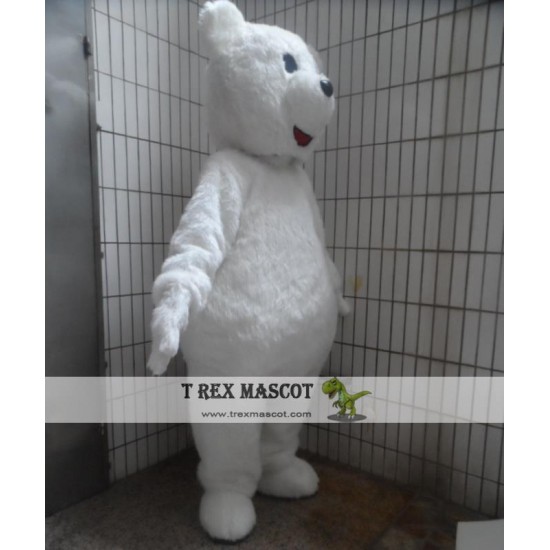 Adult Animal Costumes White Polar Bear Mascot Costume For Adults