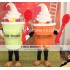 Colorful Yogurt Costume Fruit Yogurt Mascot Costume For Adults