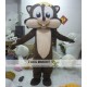 Smart Chipmunk Mascot Costume Adult Chipmunk Costume