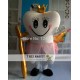 Pink Tooth Mascot For Adult Tooth Mascot Costume