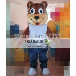 Ebullient Bear Mascot Costume Adult Bear Costume