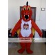 Dragon Mascot Costume With Wings In Red / Green