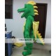 Dragon Mascot Costume With Wings In Red / Green