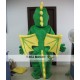 Dragon Mascot Costume With Wings In Red / Green