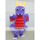 Purple Dragon Mascot Costume Dragon Mascot For Adults