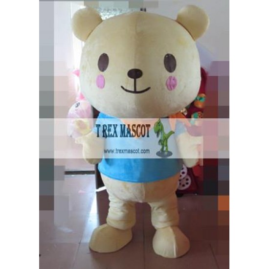 Big Head Bear Mascot Costume For Adults Bear Costume